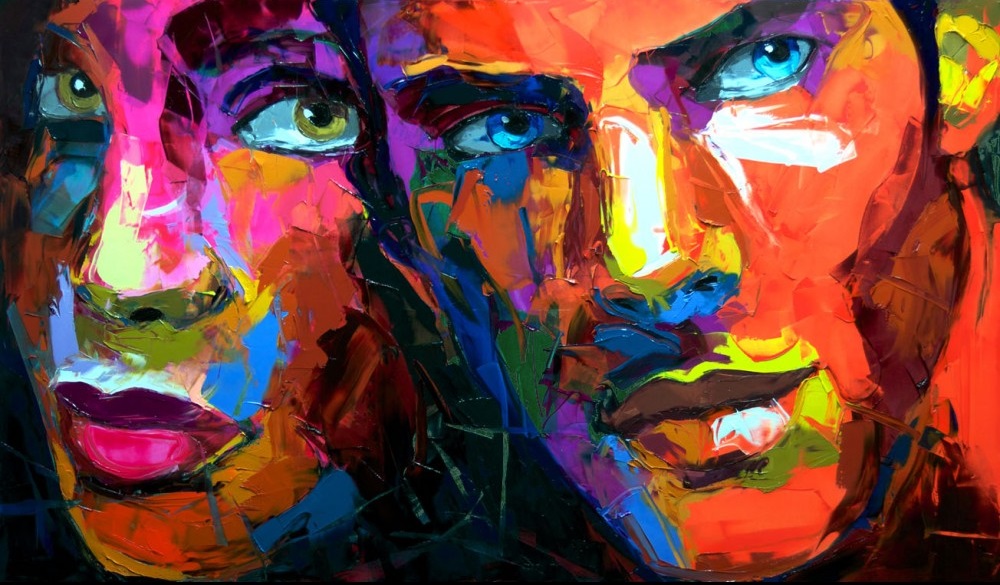 Francoise Nielly Portrait Palette Painting Expression Face229